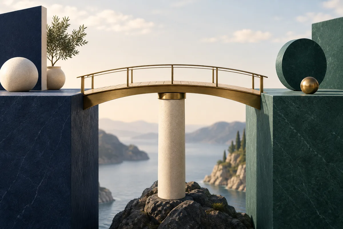A temporary bridge and supporting column illustrate transition coverage and delegated support