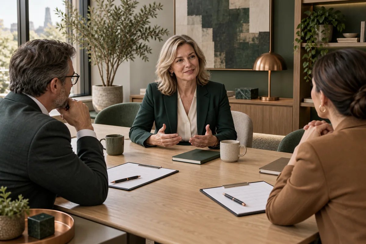 A fractional people-leadership candidate discusses an engagement with company executives