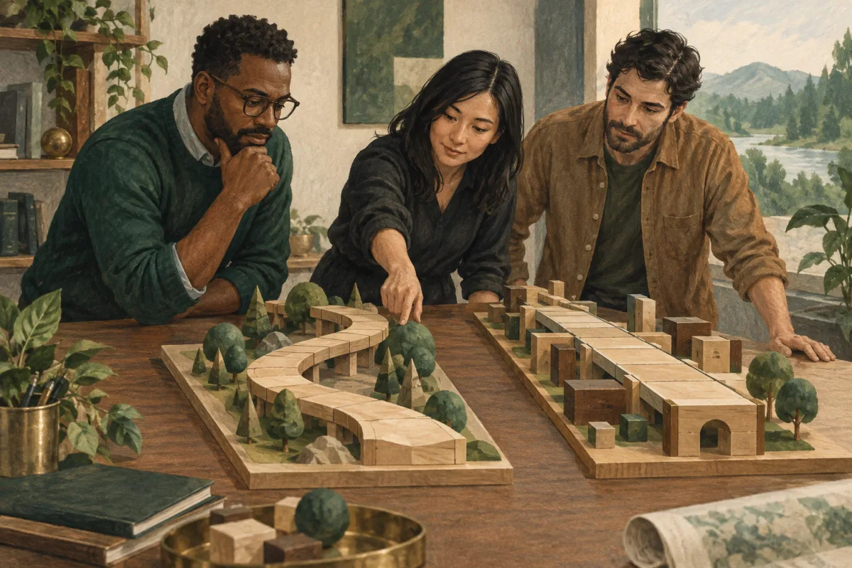 A team reviewing a failed release and recovery options