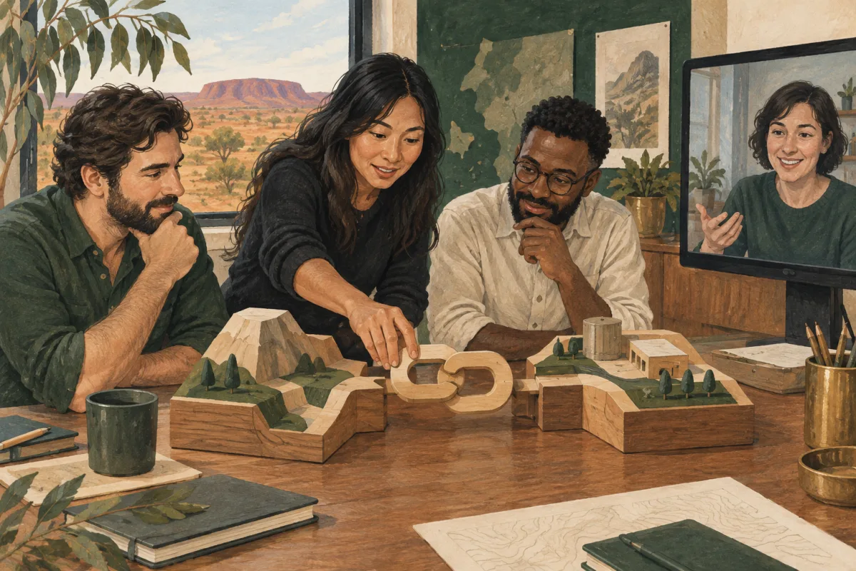 An engineering team resolving a handover dependency