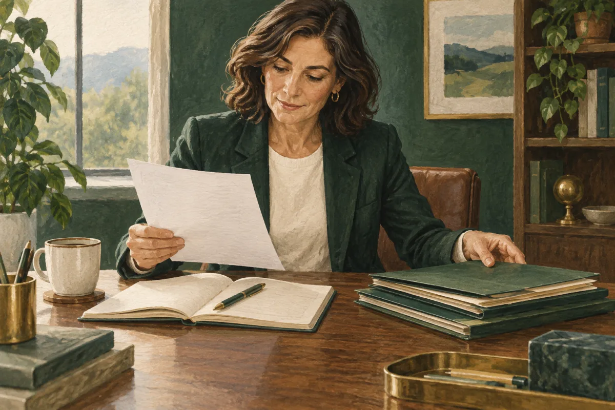A candidate preparing a focused application from permitted career evidence