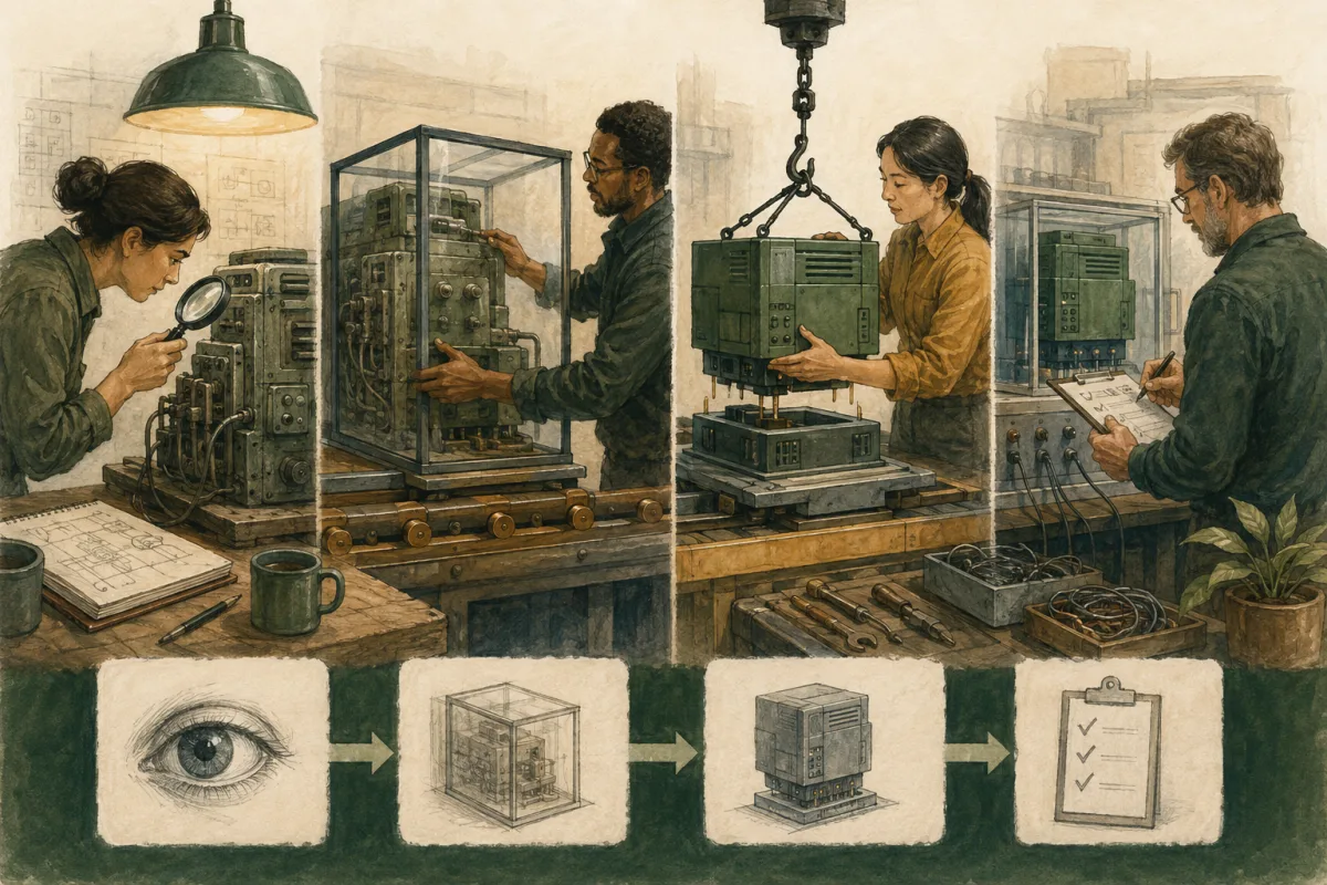 Incremental modernization sequence that observes, isolates, migrates, and verifies capability